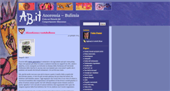 Desktop Screenshot of anoressia-bulimia.it